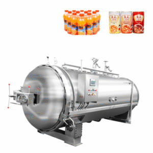 Rotating cage sterilizing pot