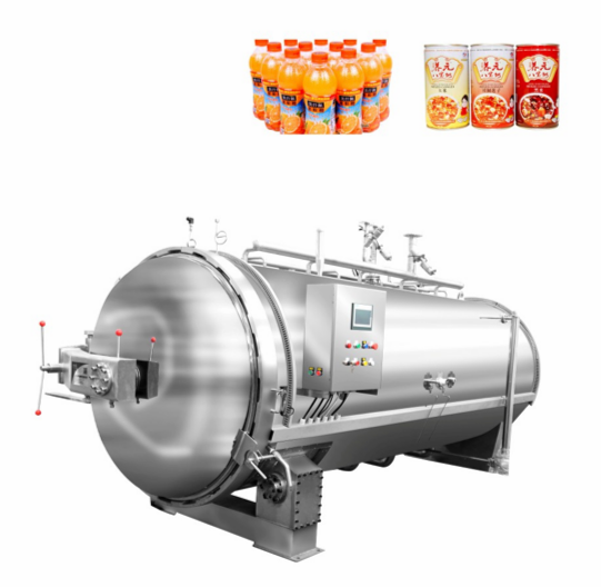 Rotating cage sterilizing pot