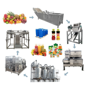 Processing Line of Fruit Juice