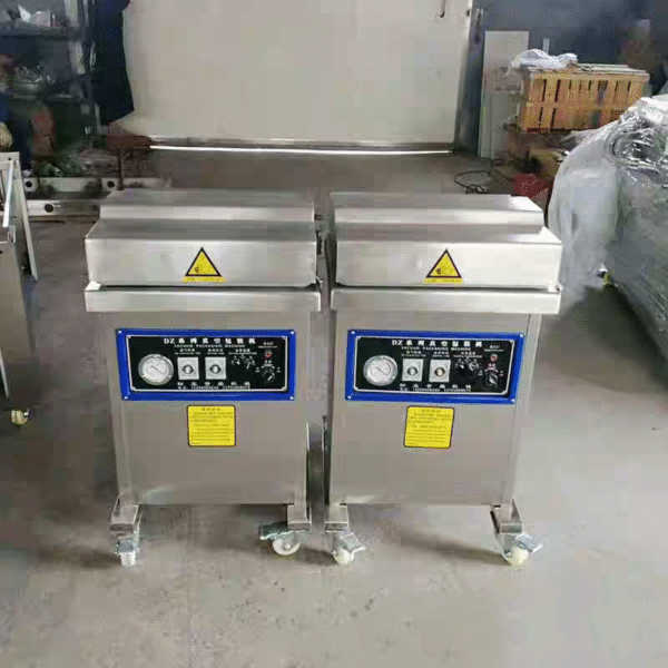 Single-chamber vacuum packaging machine