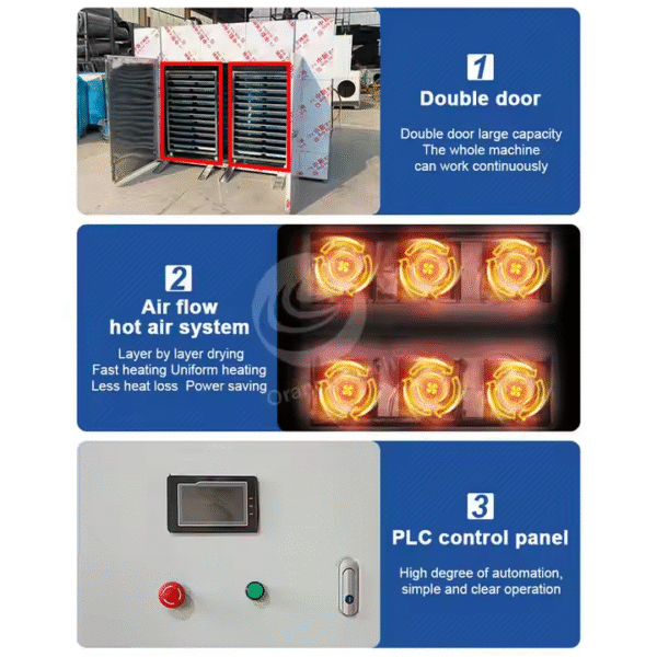 Industrial/commercial food drying machine, vegetable/fruit drying machine, fruit drying machine - Image 5