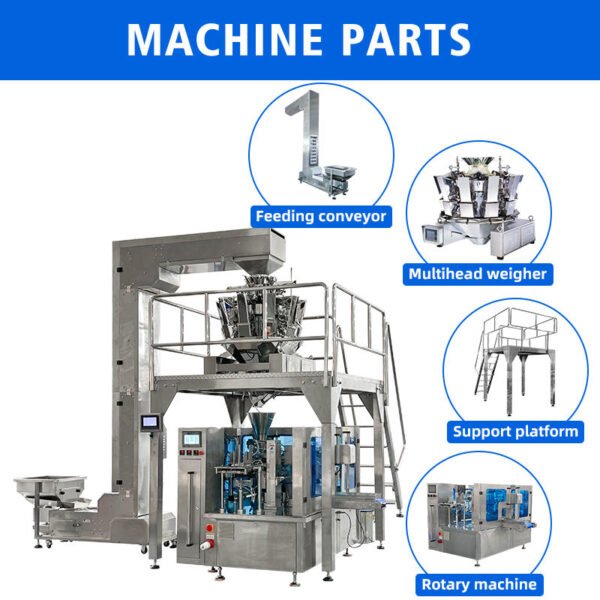 Dried fruit, snacks, pet food, candy automatic packaging machine - Image 4